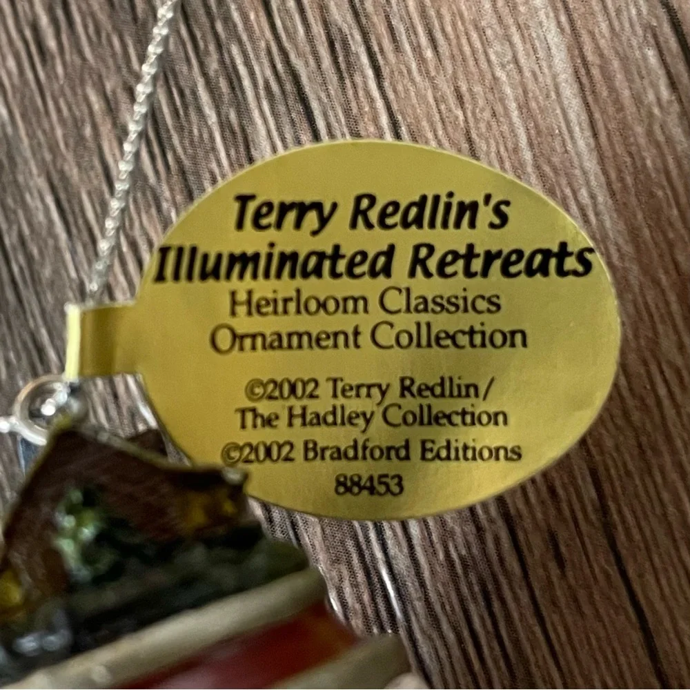 2002 Terry Redlin “Total Comfort” Illuminated Christmas Ornament Bradford Hadley